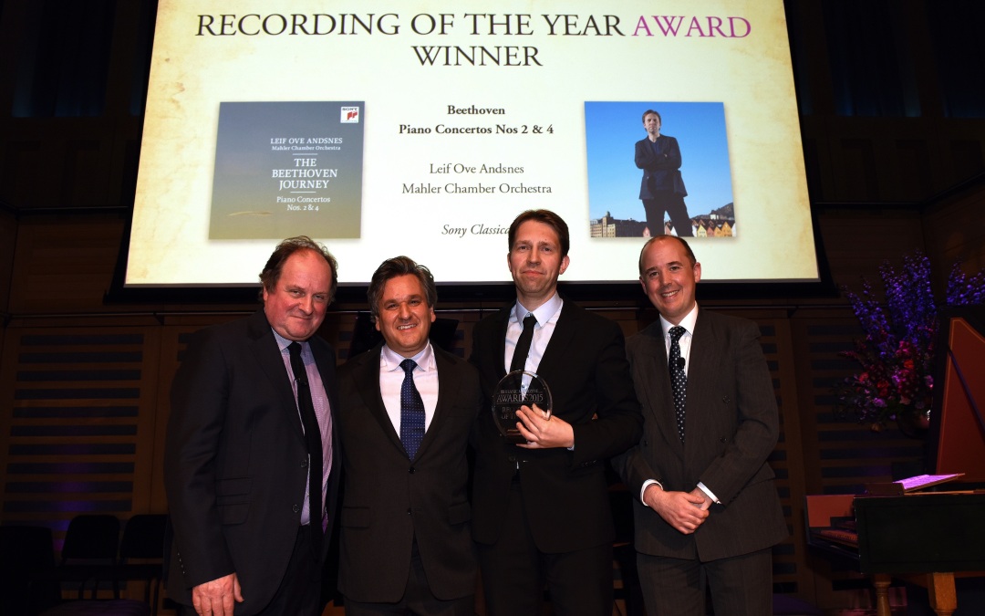 Leif Ove Andsnes wins Recording of the Year at BBC Music Magazine Awards